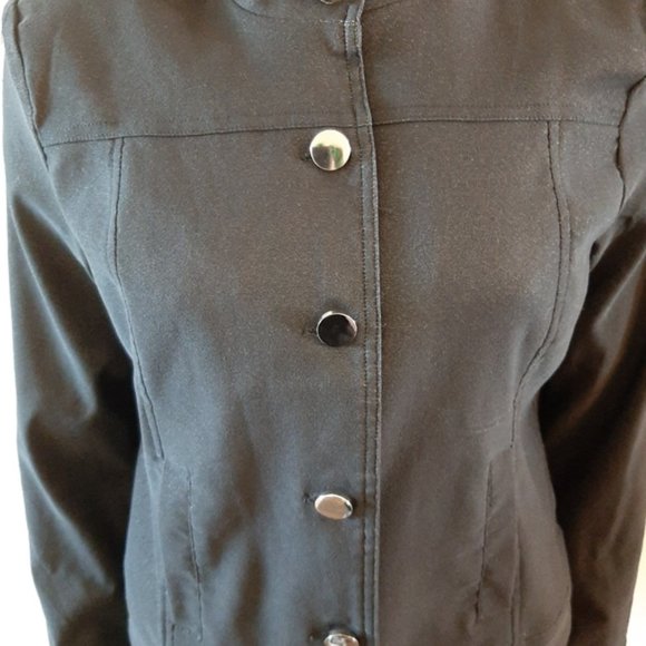 2 x $30 Buttoned light jacket shiny fabric San Francisco - Picture 3 of 6